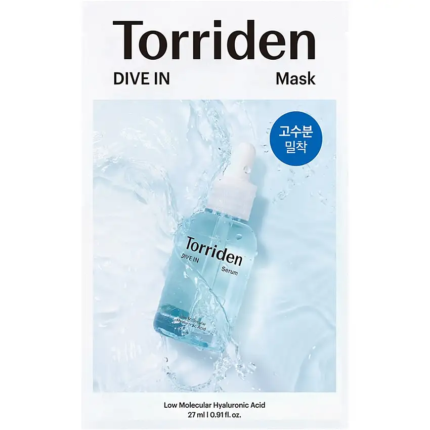 Torriden Dive In Low Molecular Maschera all'acido ialuronico