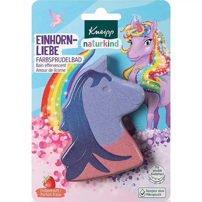 Kneipp Bagno con bolle Additivo da bagno per bagnoschiuma unicorno amore Il bambino della natura