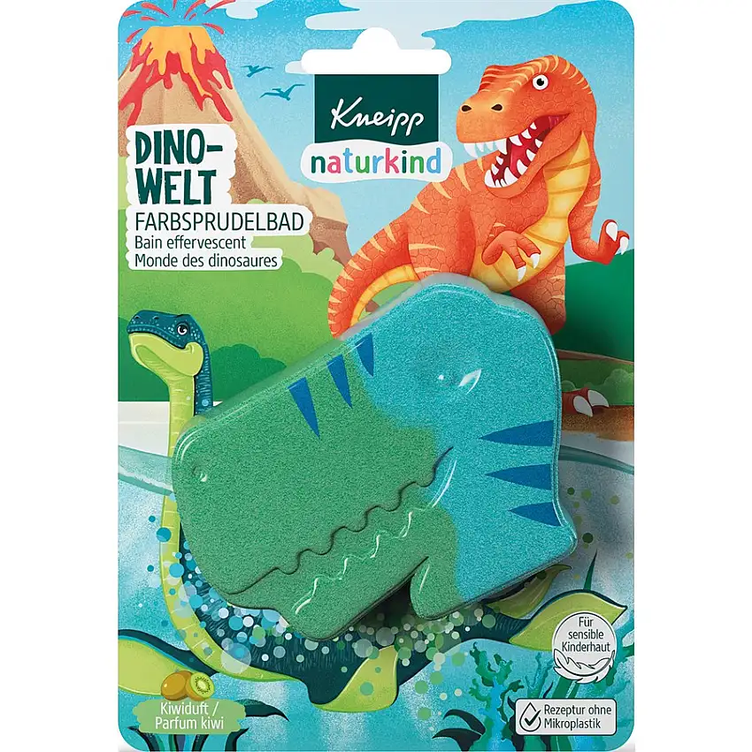 Kneipp Bagno con bolle Additivo da bagno colorato per bagnoschiuma Dinowelt Il bambino della natura