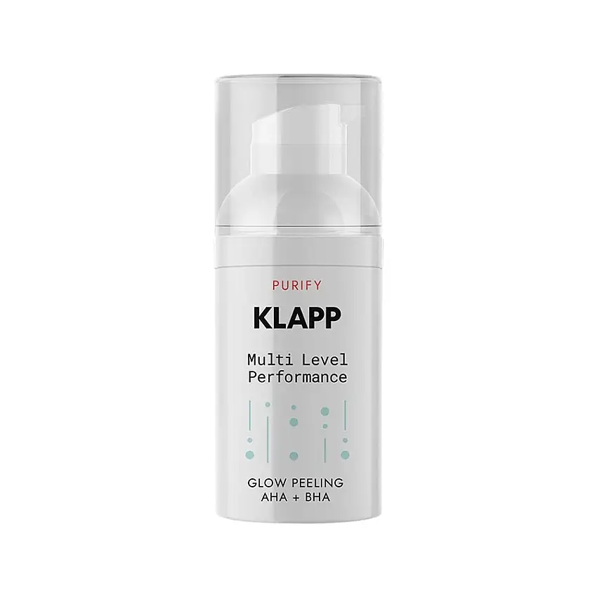 KLAPP Prestazioni multilivello Glow Peeling AHA + BHA