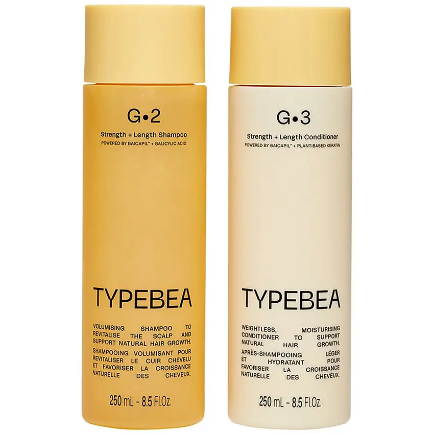 TYPEBEA Shampoo e balsamo TYPEBEA Shampoo e balsamo G2 Strength & Length Shampoo 250 ml + G3 Strength & Length Conditioner 250 ml