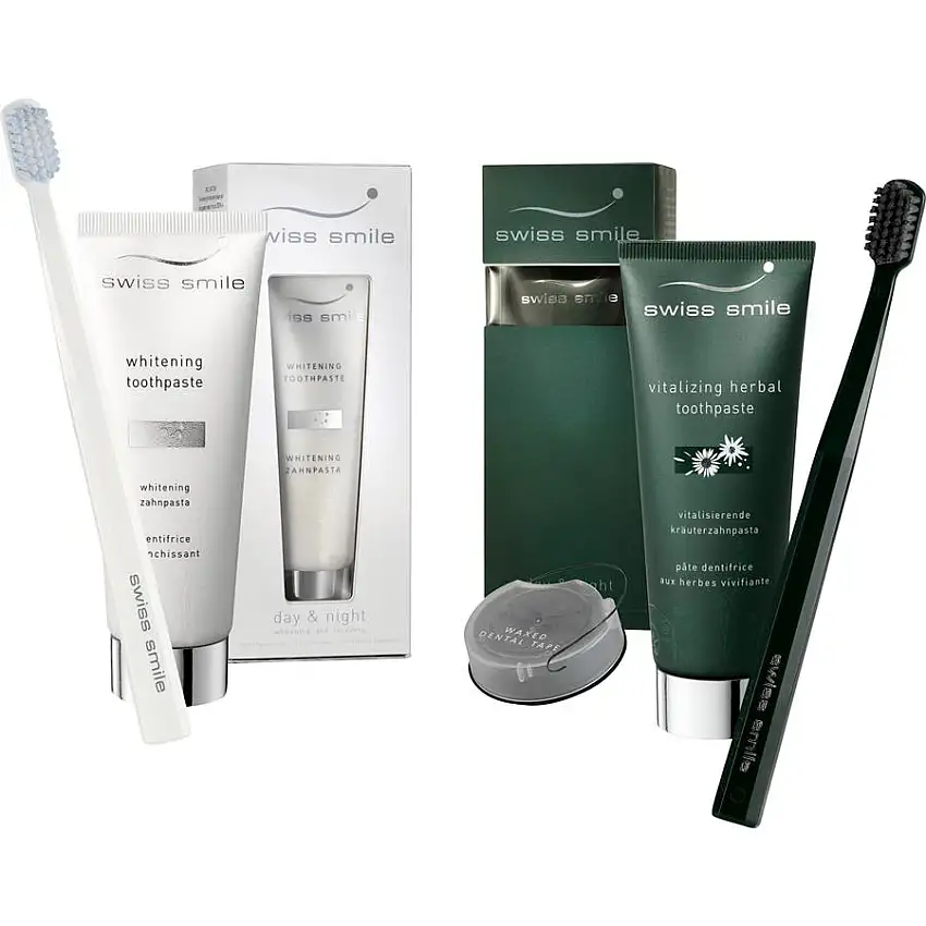 Swiss Smile Igiene dentale Kit di bellezza dentale giorno e notte
