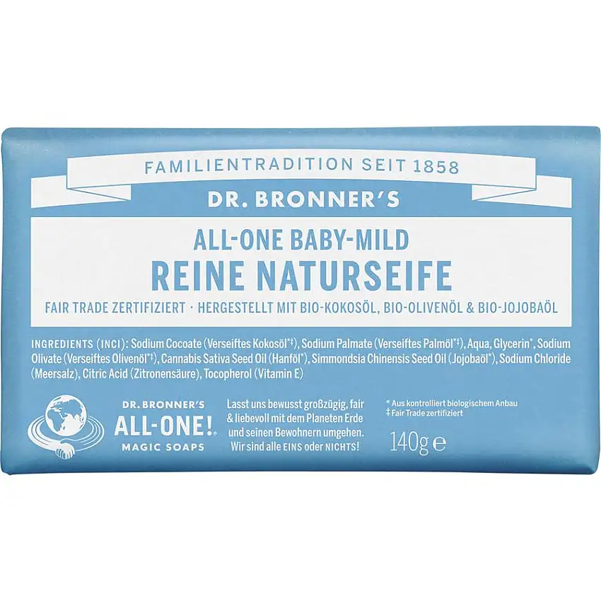 Dr. Bronner's Saponi solidi Sapone naturale puro All-One Baby-Mild