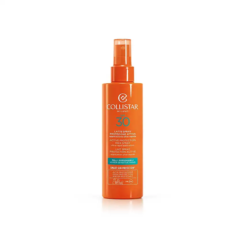 Collistar Latte Spray Protezione Attiva Pelli Ipersensibili SPF 30 Viso E Corpo 200ml