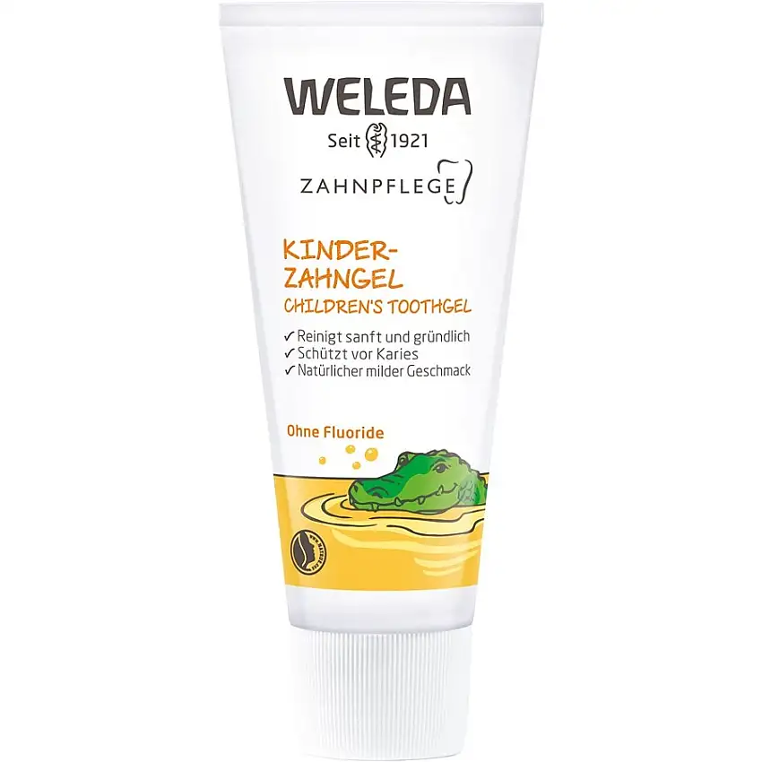 WELEDA Neonati e bambini Gel per denti per bambini Profilassi naturale della carie per i denti da latte, non contiene fluoruro