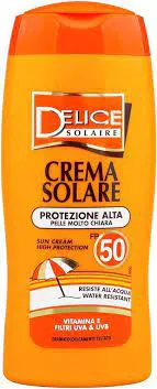 Crema solare FP50 Delice