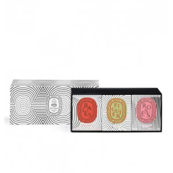 Set Candele Baies - Figuier - Rose