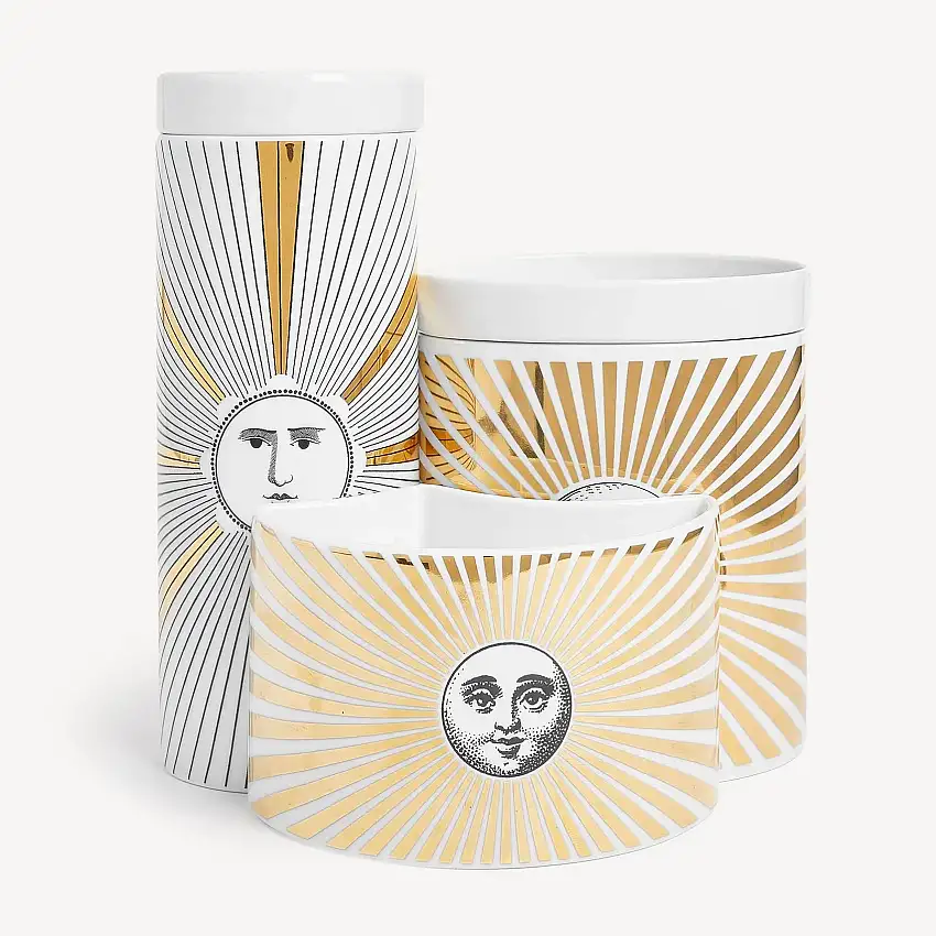 MEANWHILE Set of Soli Fornasetti Candles 2.4Kg