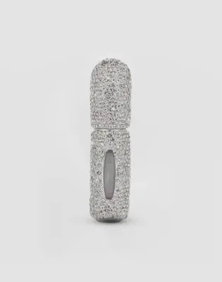 Porta Profumo da Viaggio Argento con Strass 5ml