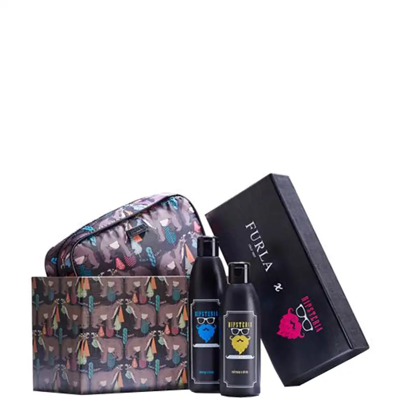 Balsamo da Barba + Sapone da Barba Kit Furla X Hipsteria 250 ML Sapone da Barba + 200 ML Balsamo da Barba + Beauty Case
