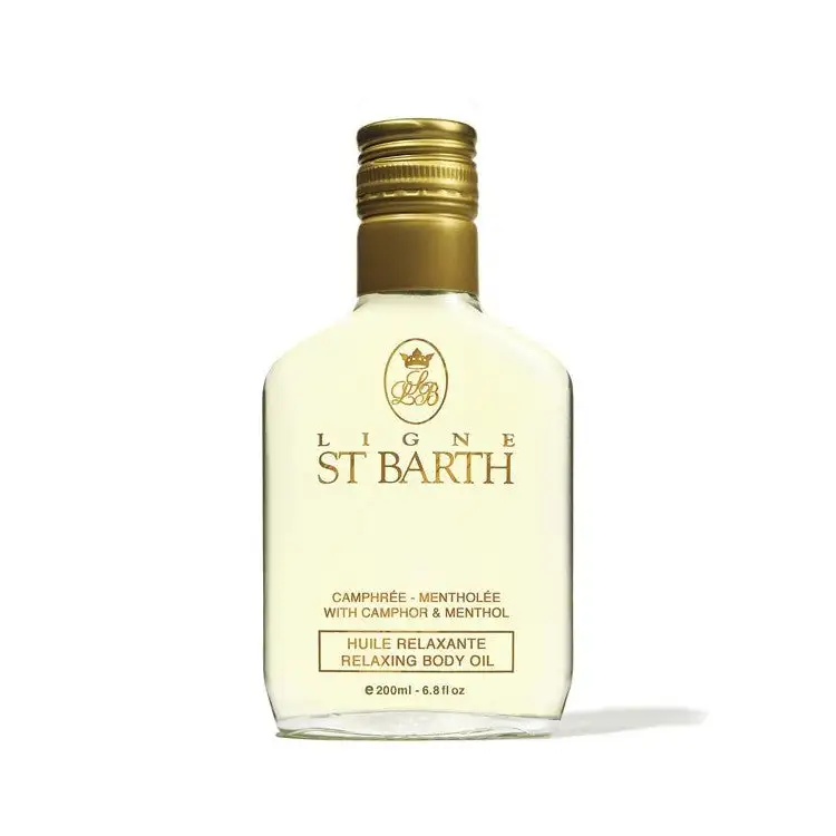 Ligne St. Barth Relaxing Oil with camphor & menthol - Firming Camphor and Menthol Oil 200 ml