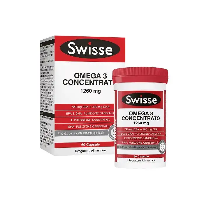 Swisse Omega 3 Concentrato Integratore Per il Cuore 60 Capsule