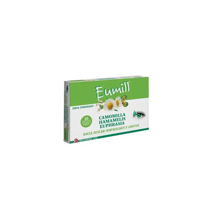 Eumill Camomilla Gocce Oculari Rinfrescanti e Lenitive 10 Flaconcini Monodose