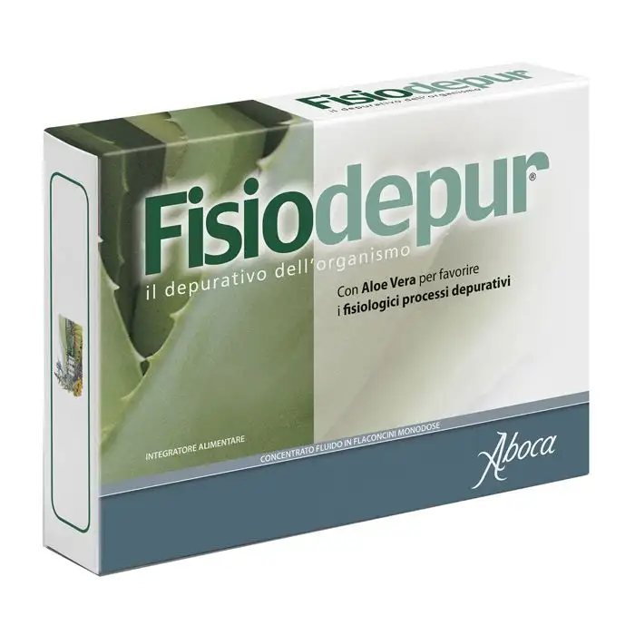 Aboca Fisiodepur Concentrato Fluido 10 Flaconcini Da 15G
