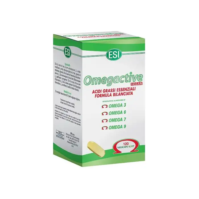 Esi Omegactive Vegan Integratore Acidi Grassi 120 Perle Vegetali