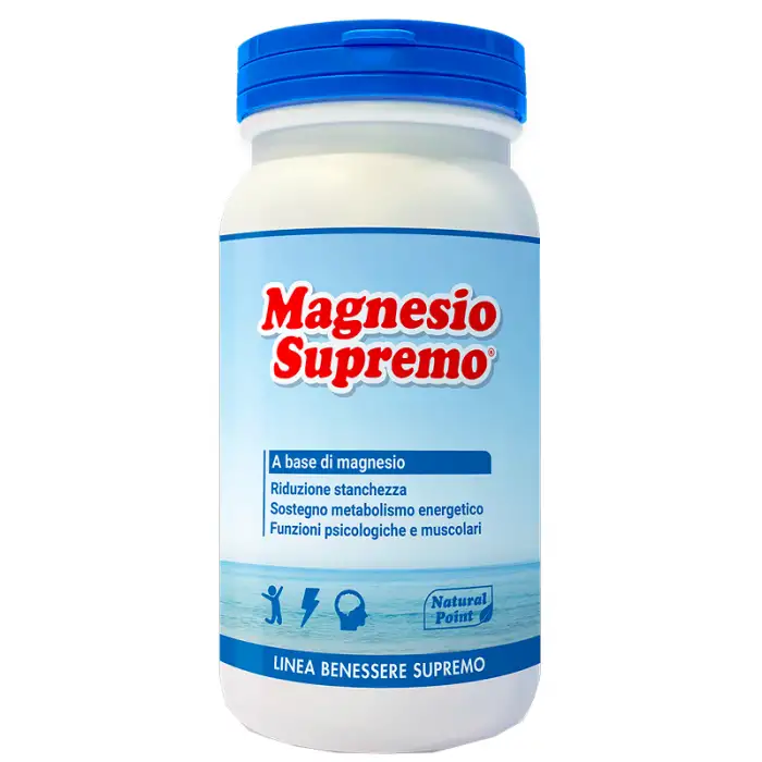 Natural Point Magnesio Supremo Integratore Per Stanchezza e Stress 150 Gr