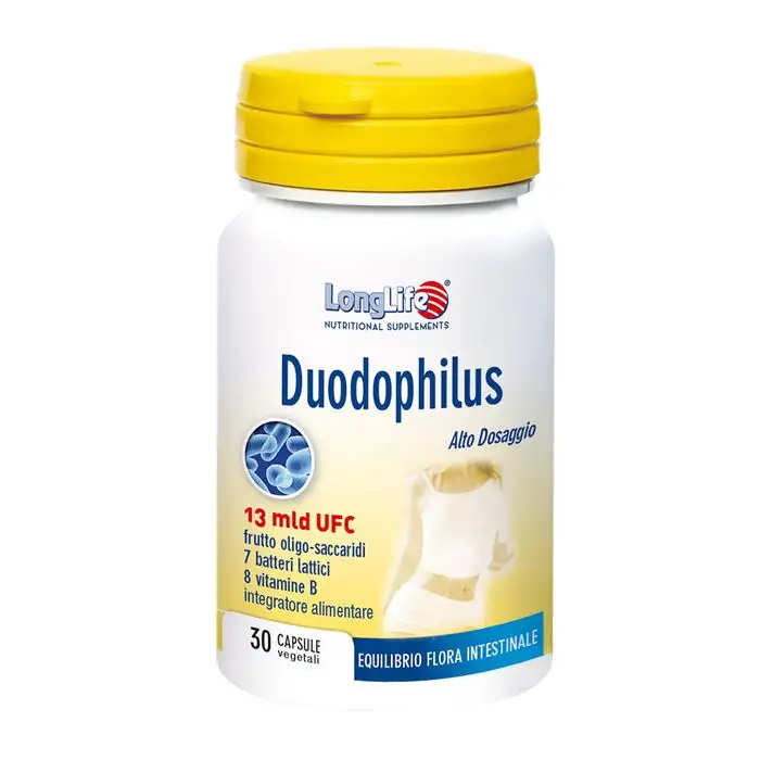 LongLife Duo Dophilus Integratore Flora Batterica 30 Capsule