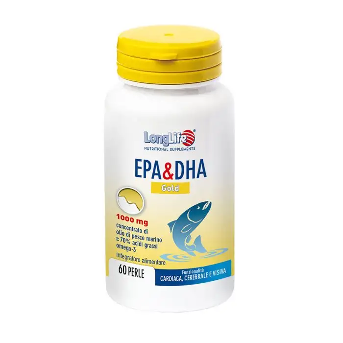 LongLife Epa & Dha Gold Integratore Di Omega 3 60 Perle