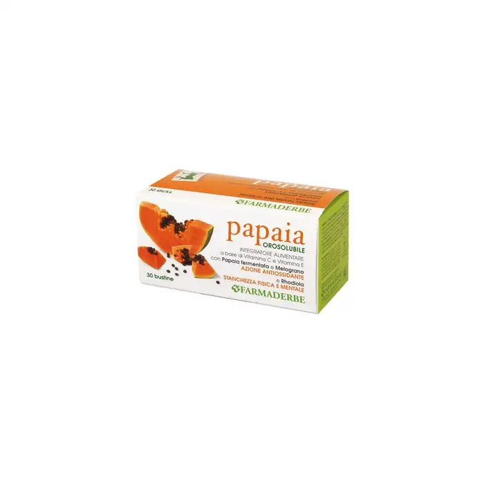 Farmaderbe Papaia Integratore Antiossidante 30 Bustine