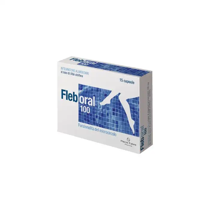 Fleboral 100 mg Integratore Microcircolo 15 Capsule