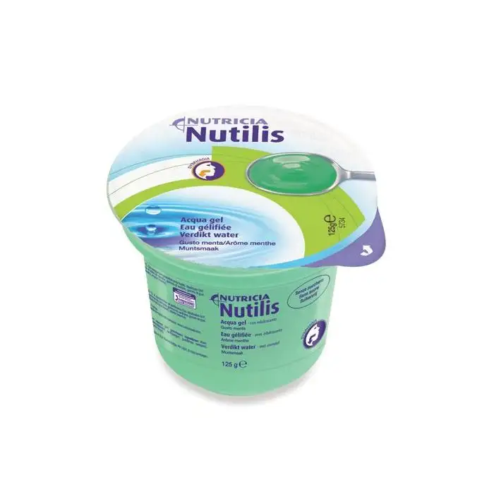 Nutricia Nutilis Aqua Gel Bevanda Gusto Menta 12X125G