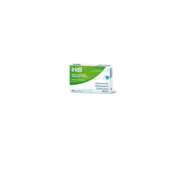 Iridil Gocce Oculari Rinfrescanti E Lenitive 10 Flaconcini Da 0,5ml