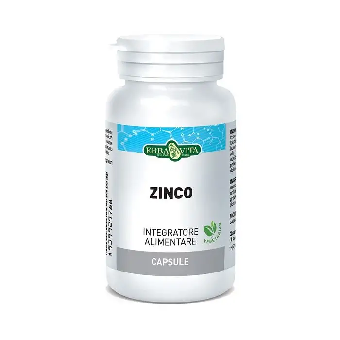 Erba Vita Zinco Integratore Sistema Immunitario 60 Capsule
