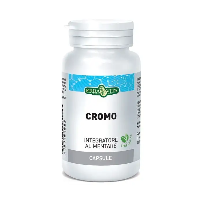 Erba Vita Cromo Integratore Metabolico 60 Capsule