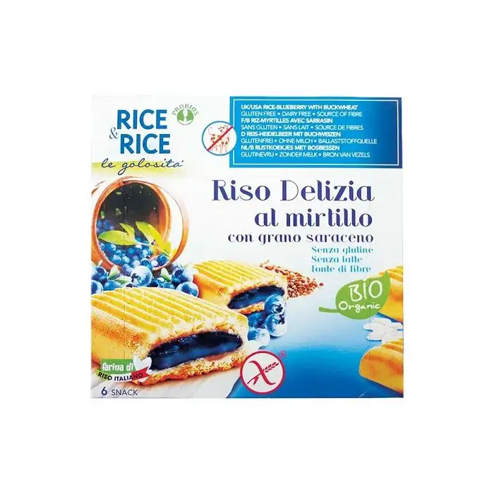 Rice&Rice Riso Delizia Al Mirtillo Con Grano Saraceno Biologico Senza Glutine 200g