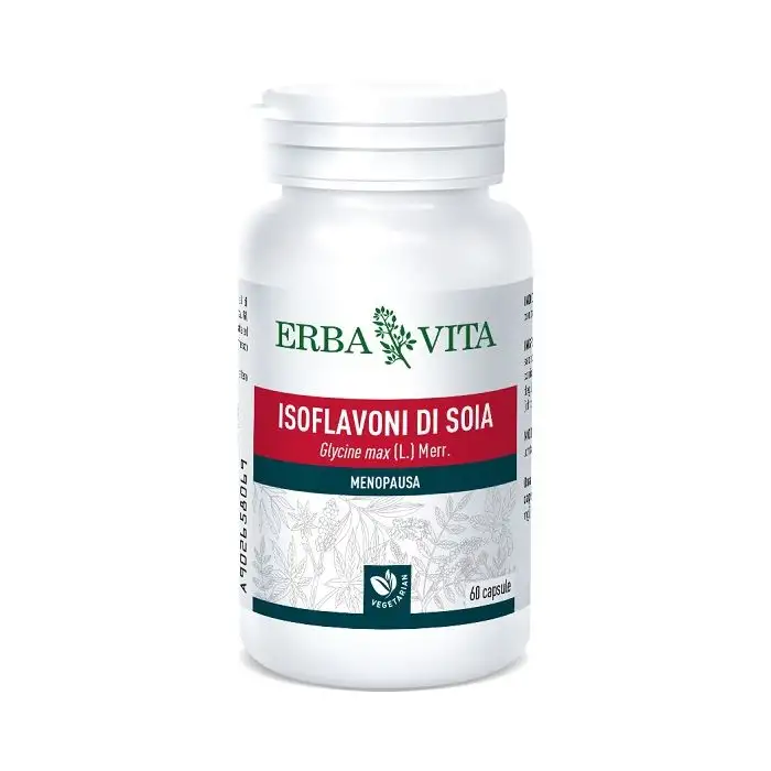 Erba Vita Isoflavoni Di Soia Integratore Menopausa 60 Capsule
