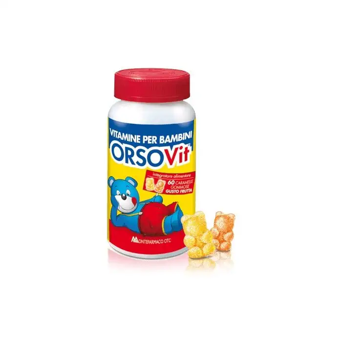 Orsovit 60 Caramelle Gommose con Vitamine per Bambini