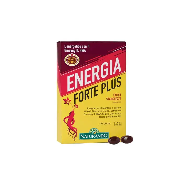 Naturando Energia Forte Plus Integratore 40 Perle