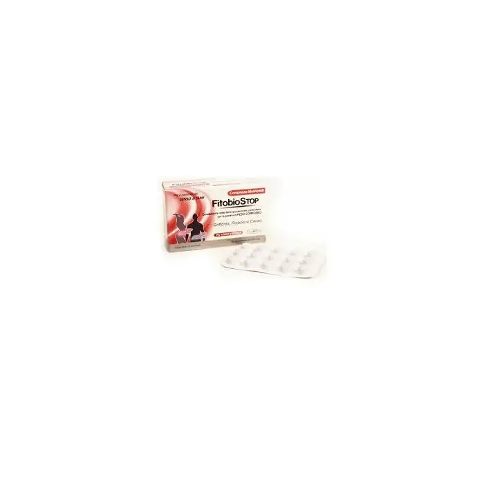 Fitobio Stop Integratore Controllo Peso Corporeo 30 Compresse Masticabili