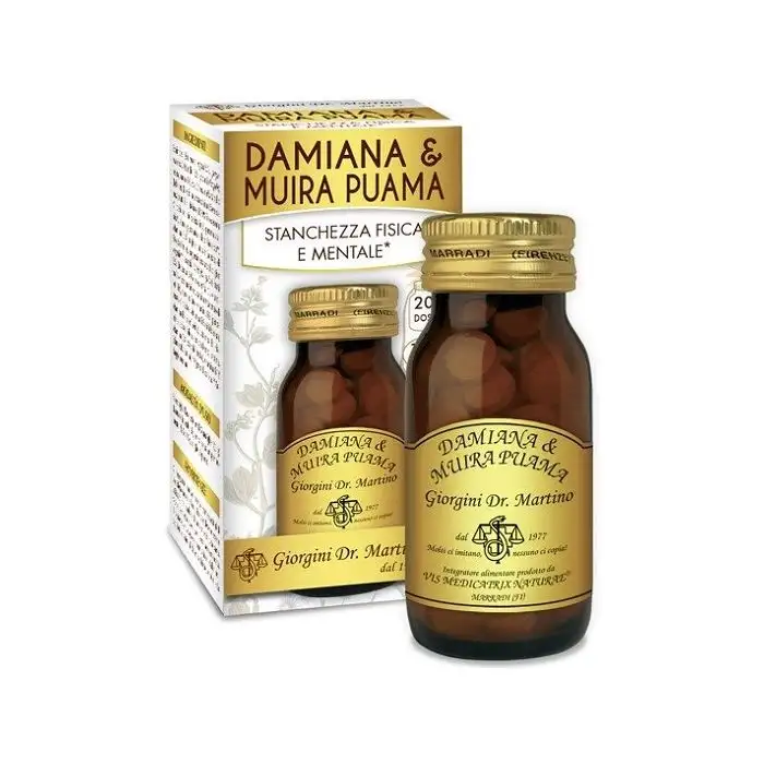 Dr. Giorgini Damiana & Muira Puama Integratore Tonico 100 Pastiglie