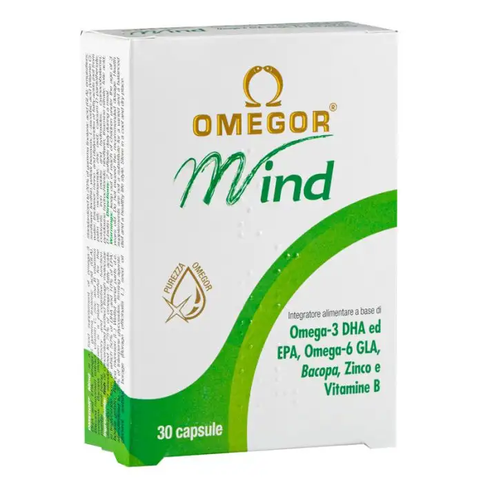 Omegor Mind Integratore Memoria e Funzioni Cognitive 30 Perle