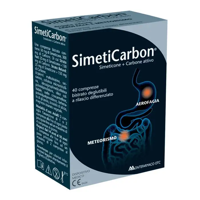 Simeticarbon 40 Compresse