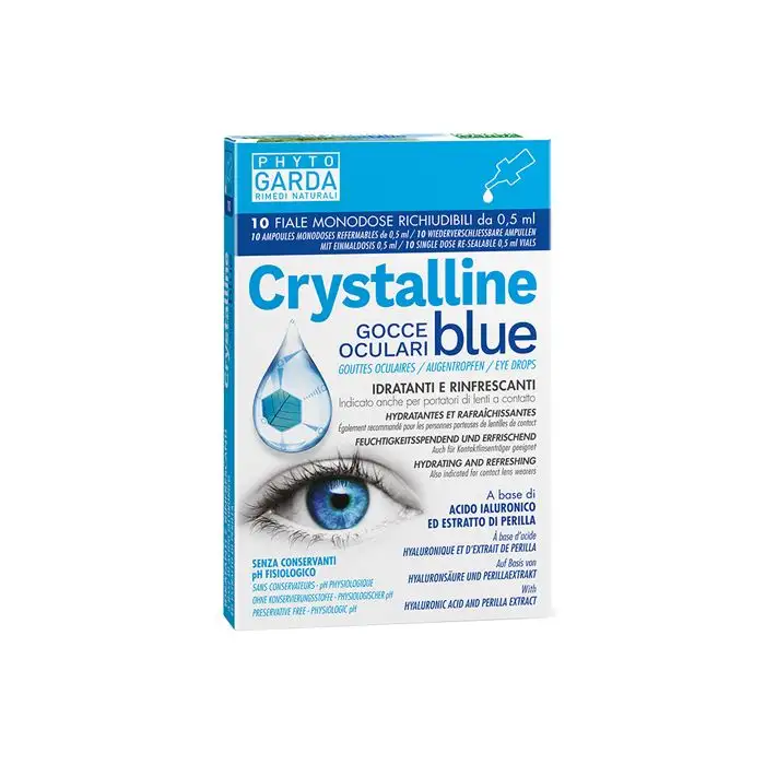 Phyto Garda Crystalline Blue Gocce Oculari Monodose 10 Fiale 0,5 ml