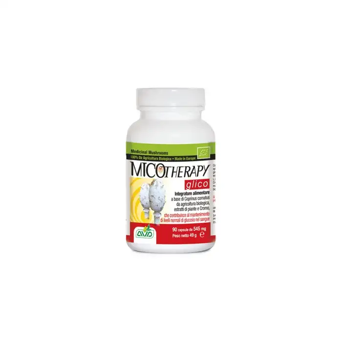 Micotherapy Glico Integratore di Funghi Medicinali 90 Capsule