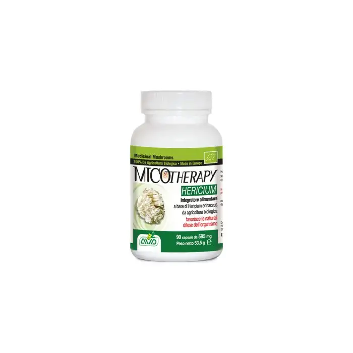 Micotherapy Hericium Integratore Sistema Immunitario 90 Capsule