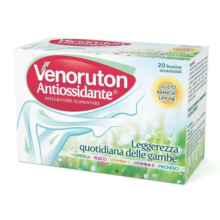 Venoruton Antiossidante Integratore Gambe Pesanti 20 Bustine