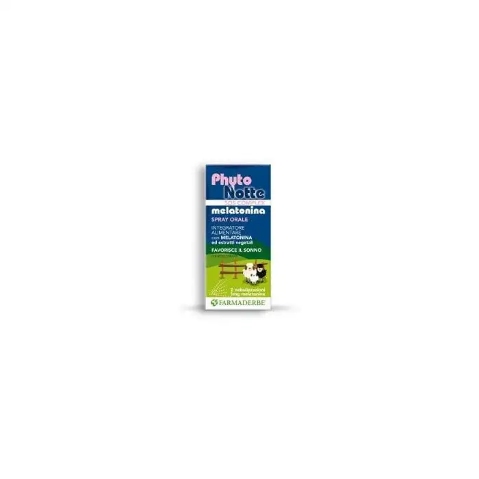 Farmaderbe Phytonotte Melatonina Sos Integratore Alimentare Spray 30Ml