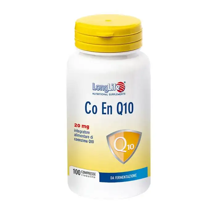 LongLife Co En Q10 20mg Integratore Antiossidante 100 Compresse