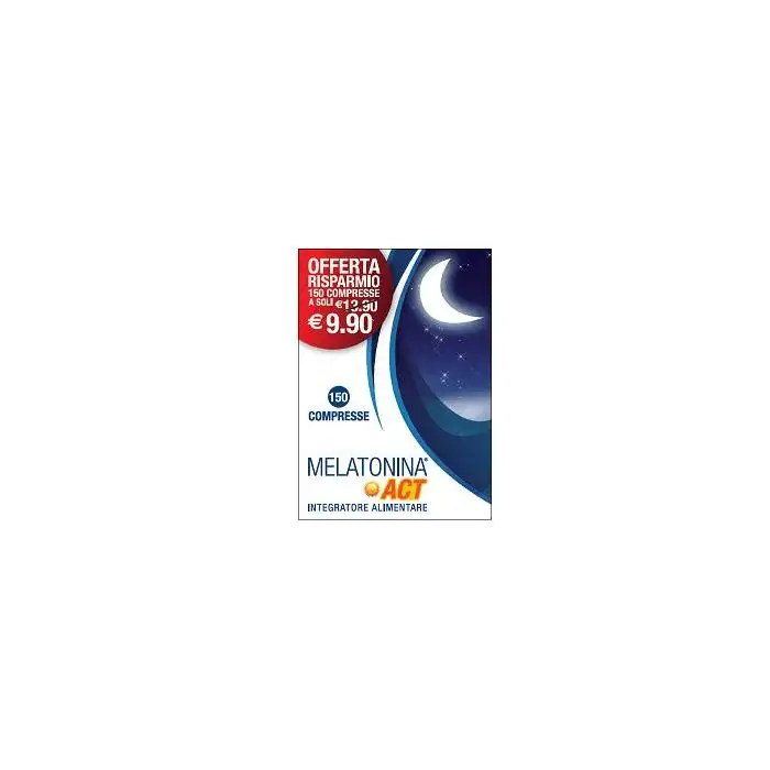 Melatonina Act 1mg Integratore per il Sonno 150 compresse