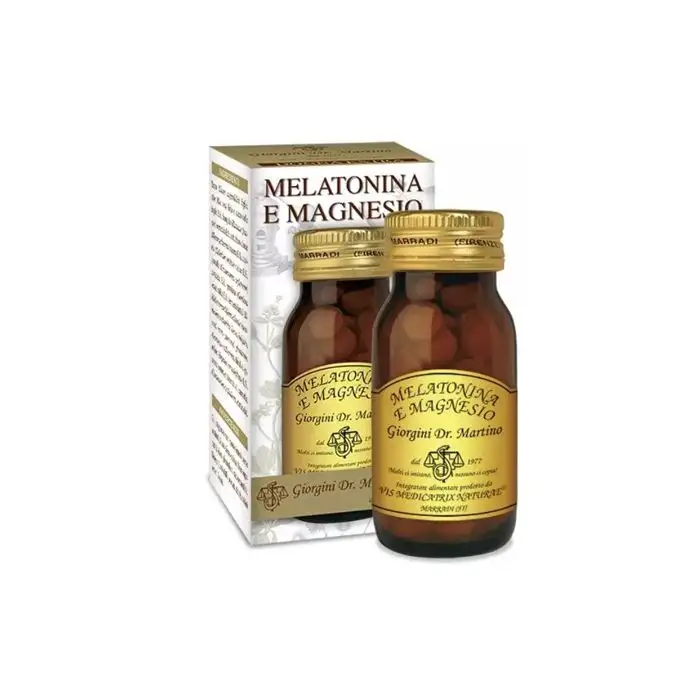 Dr. Giorgini Melatonina e Magnesio Integratore Contro Stanchezza e Ansia 75 Pastiglie