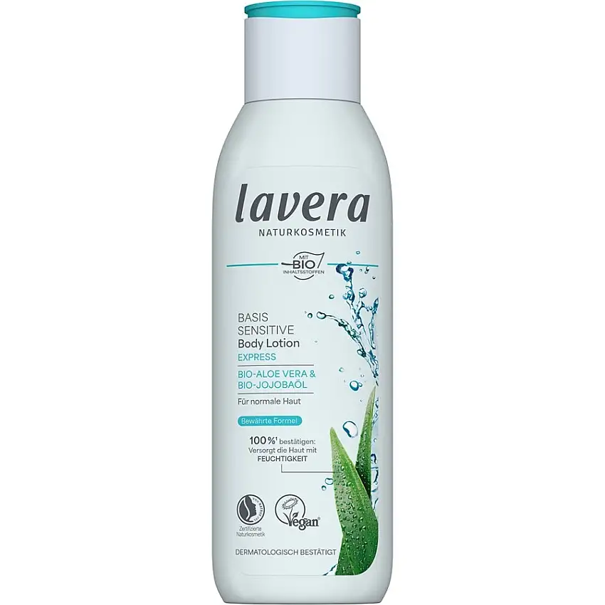 Lavera Cura del corpo Lozione corpo Express Aloe vera biologica e olio di jojoba biologico