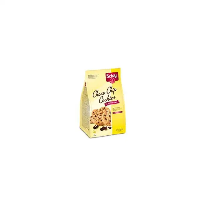 Schar Choco Chip Cookies Biscotti Senza Glutine Con Gocce di Cioccolato 200 g