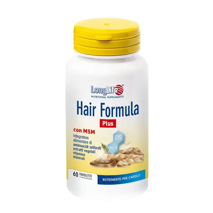 Longlife Hair Formula Plus Integratore per Capelli 60 Tavolette