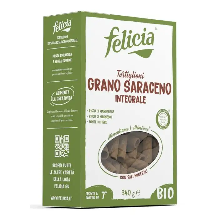 Felicia Bio Tortiglioni Al Grano Saraceno Senza Glutine 340 g