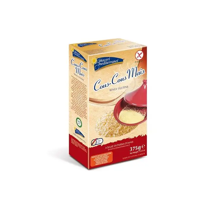 Piaceri Mediterranei Pasta di Mais Cous Cous Senza Glutine 375 g