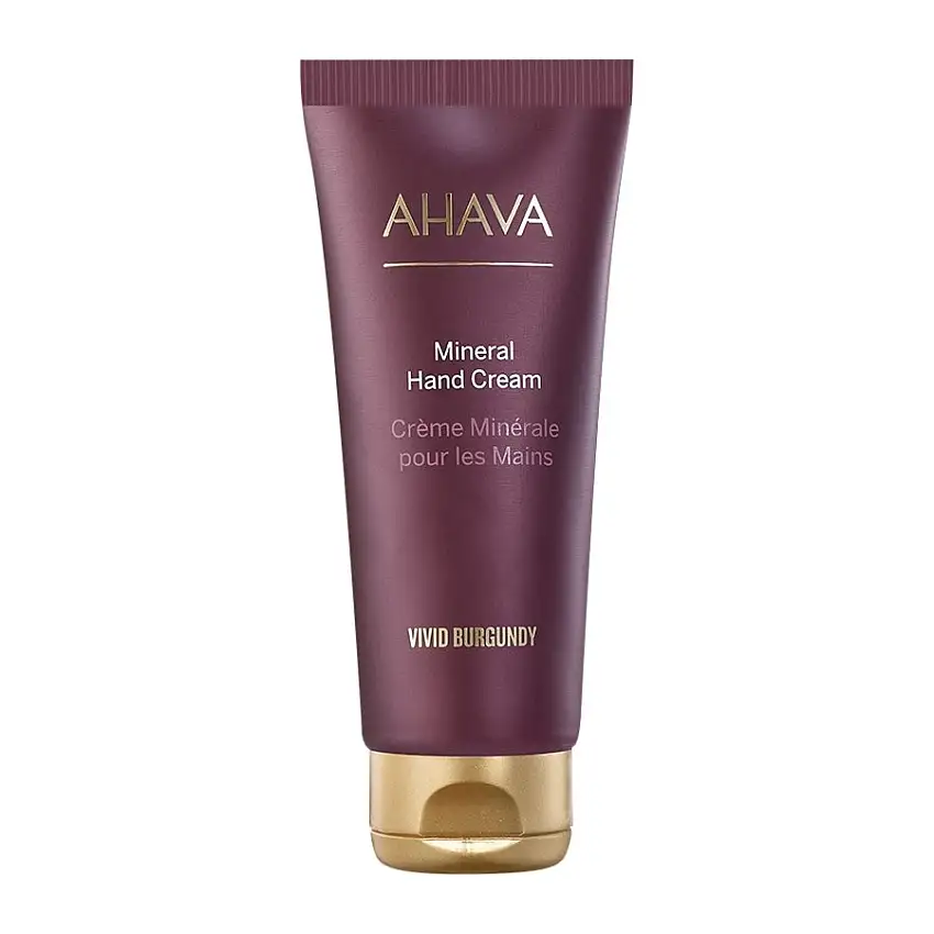 Ahava Deadsea Water Hand Cream Vivid Burgundy